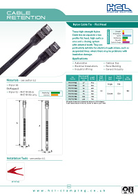 Nylon Cable Tie – Flat Head