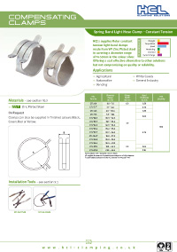 Spring Band Light Hose Clamp - Constant Tension