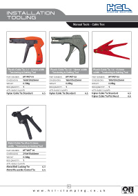 Manual Tools – Cable Ties